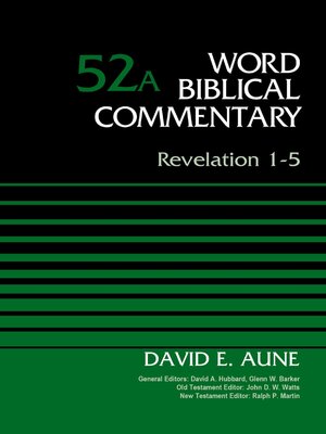 cover image of Revelation 1-5, Volume 52A